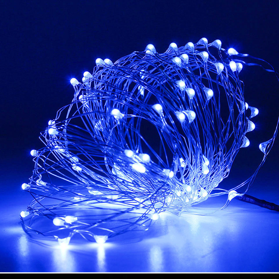 Waterproof Fairy Light New year LED Christmas Light Copper Wire String Light For Wedding Garland Party 1M 2M 3M 5M light string
