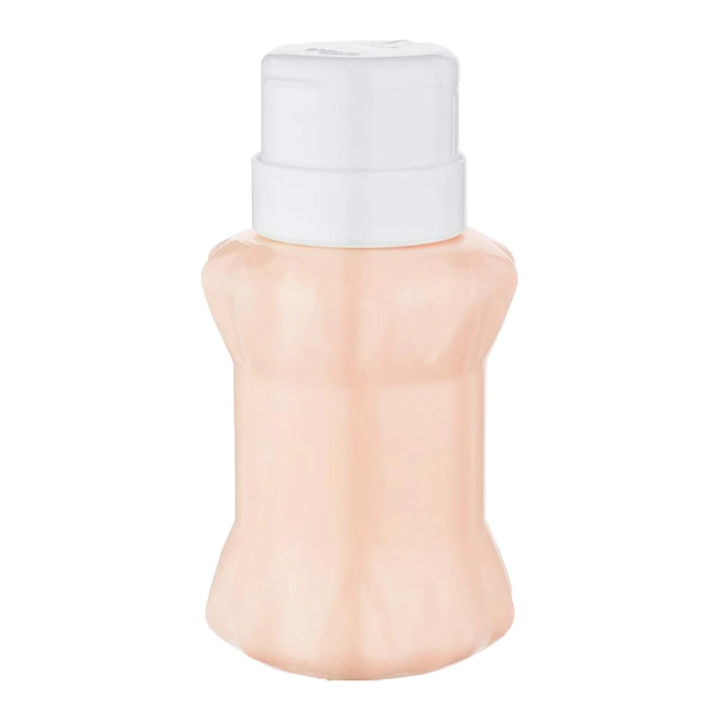 Push Down Dispenser, Empty Pressing Pump Bottle Dispenser for Nail Polish Remover Liquid