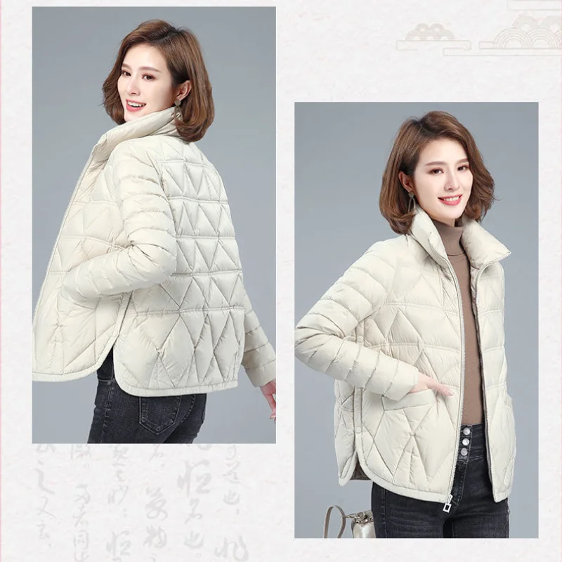 jaqueta feminina curta gola leve quente casual fino coreano moda parkas