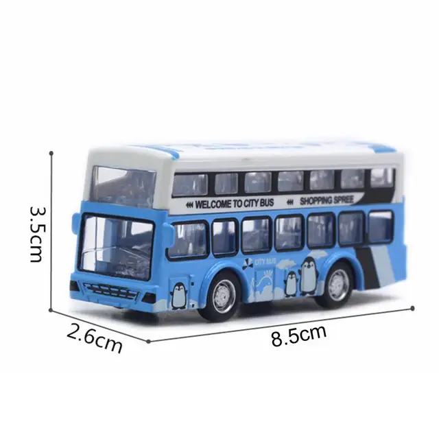 Totority 5 Unidades Puxar Para Trás Modelo De Ônibus Realista Modelo De  Ônibus Escolar Ônibus Simulado De Inércia Brinquedo De Carro Móvel Filho  Enchimento Liga Puxe o Carro Para Trás