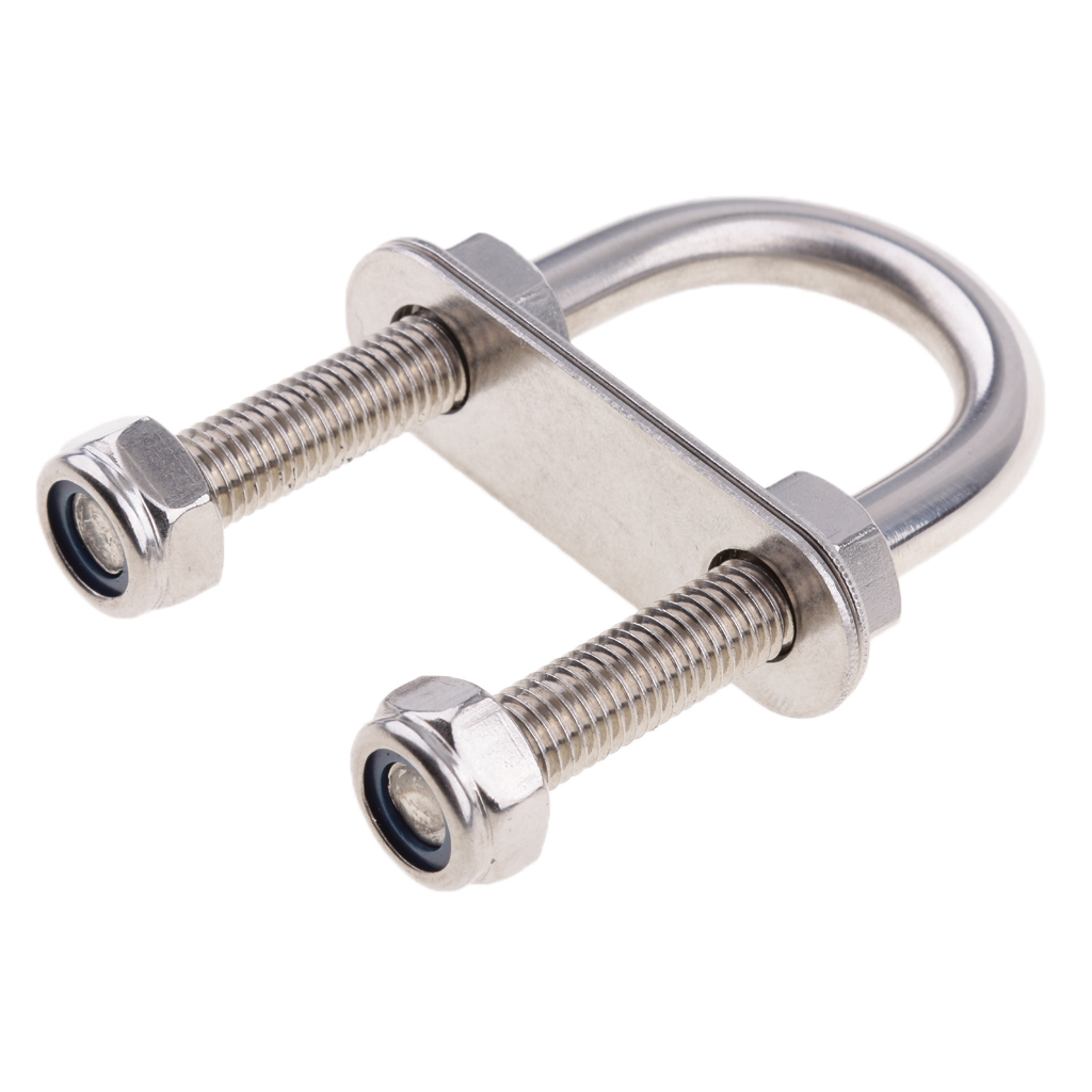 Boat Marine Tool Marine-Grade Stainless Steel U Bolt M10 x 50 x 90 x 43mm