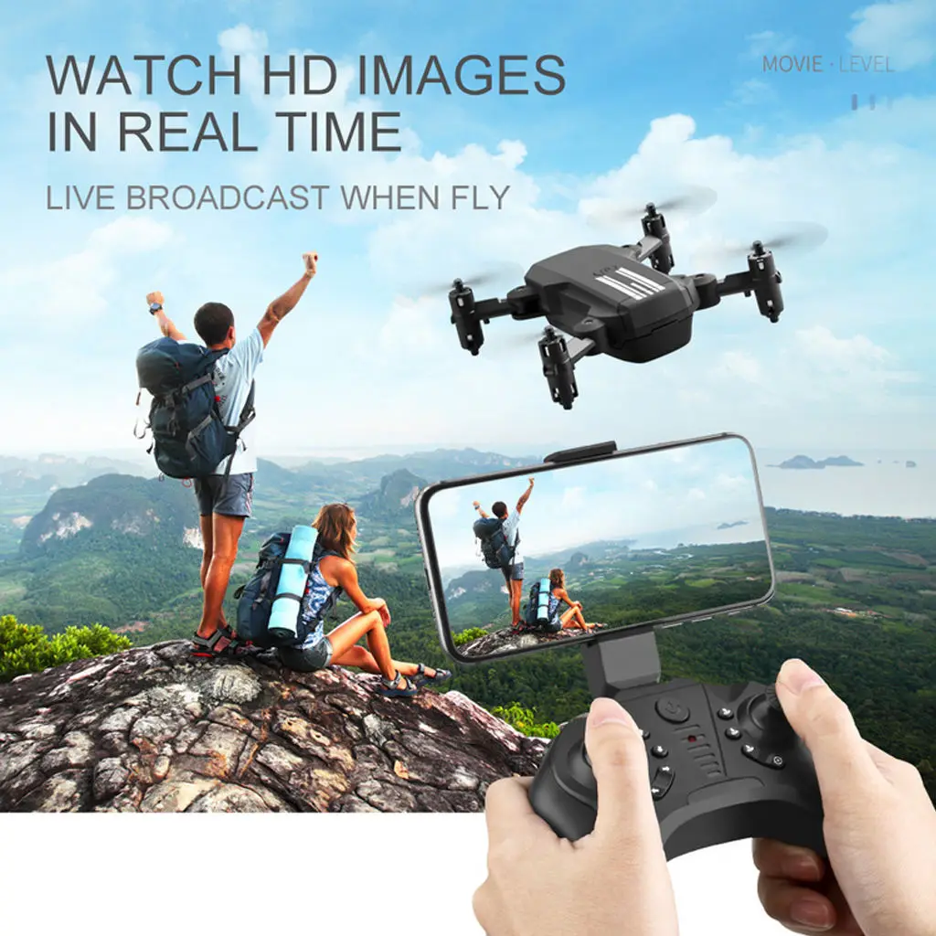 Multi-function RC Drone  Altitude Hold for Beginners Adults Foldable Drone with Wifi FPV Live Video 4K Camera Mini Wifi Camera