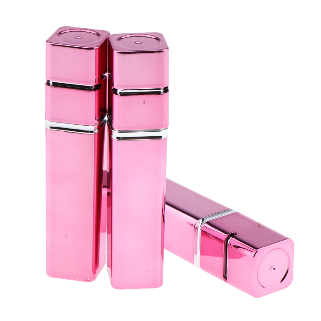 3pcs Tenacity,-resistant,Durable Empty High Grade Lipstick Tubes Bottles
