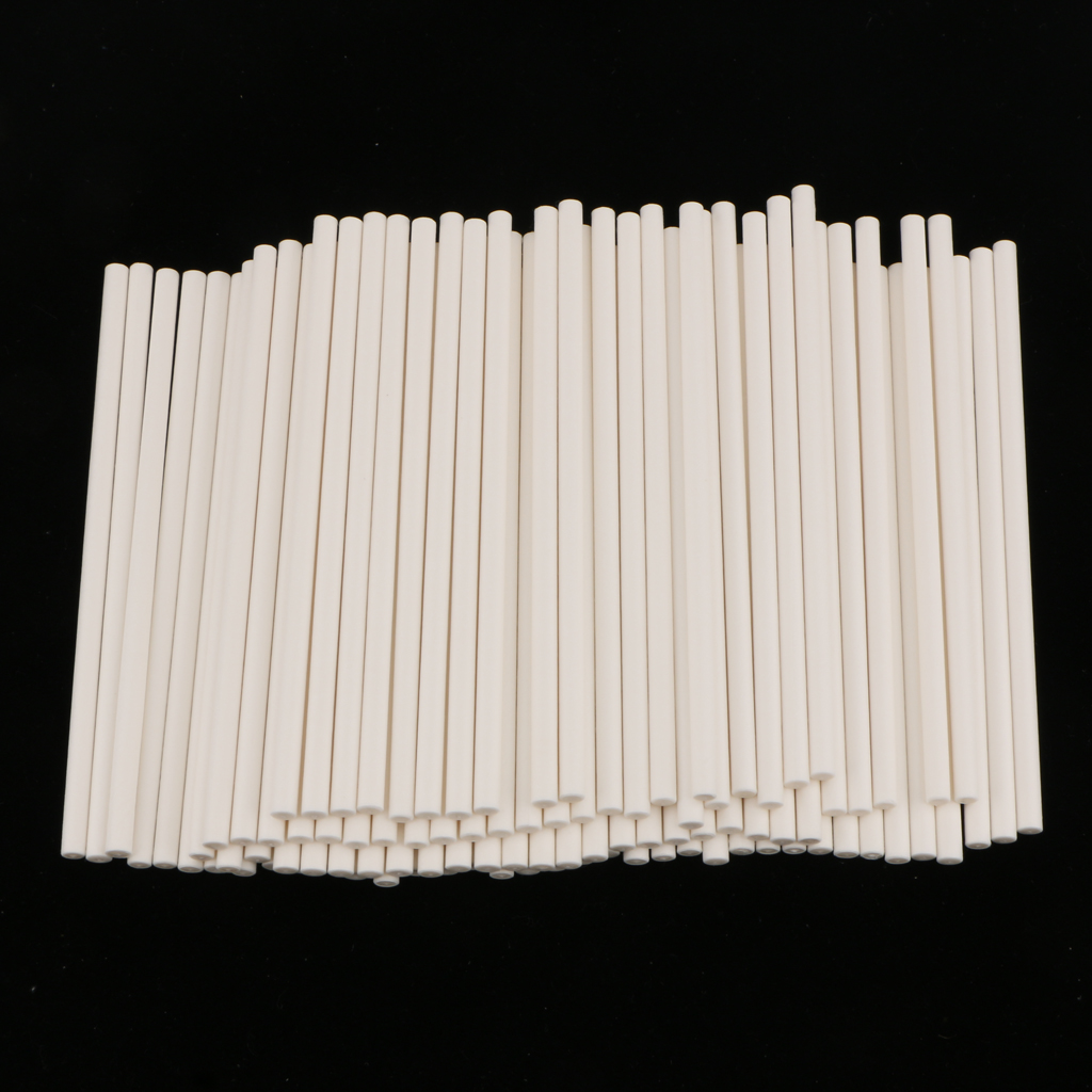 100pcs Hard Paper 10cm (3.94'') Lollipop Sticks Cake Pops Sweets Lollies PACK