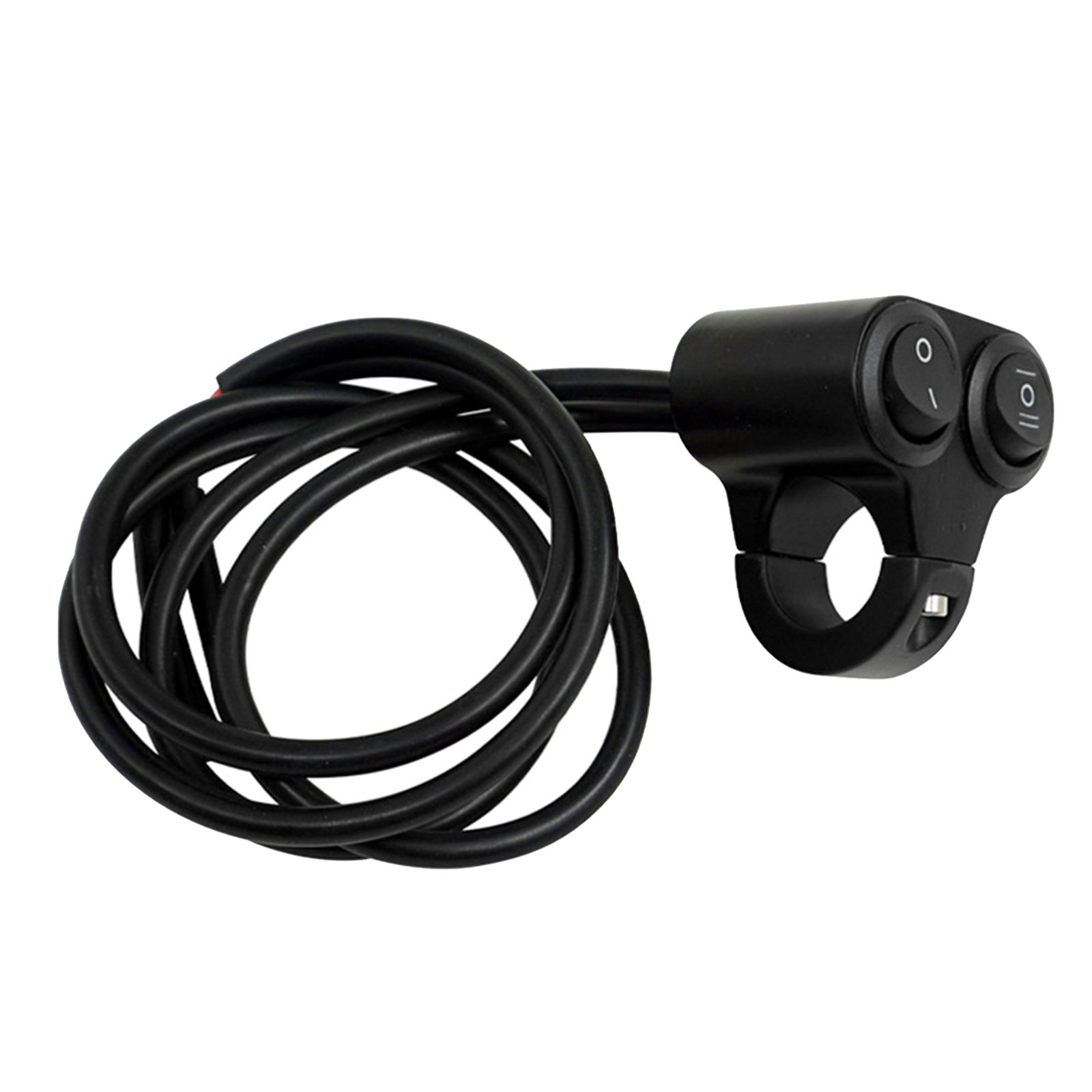 Motorcycle Switch Handlebar Motorbike Horn Turn Signal Headlight Control Buttons, with 2 Wires