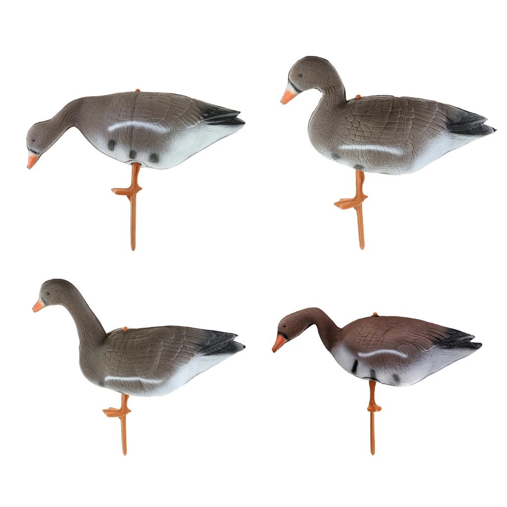 Vivid Goose Hunting Decoy Scarer Scarecrow Pests Rodents Repeller Pond Decor