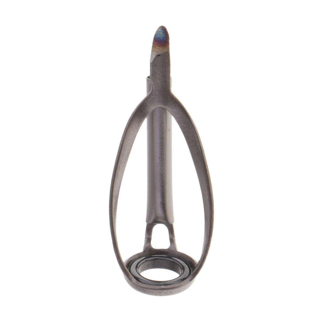 5pcs Gray Fishing Rod Tip Rings Pole Replacement Guides DIY Rod Building