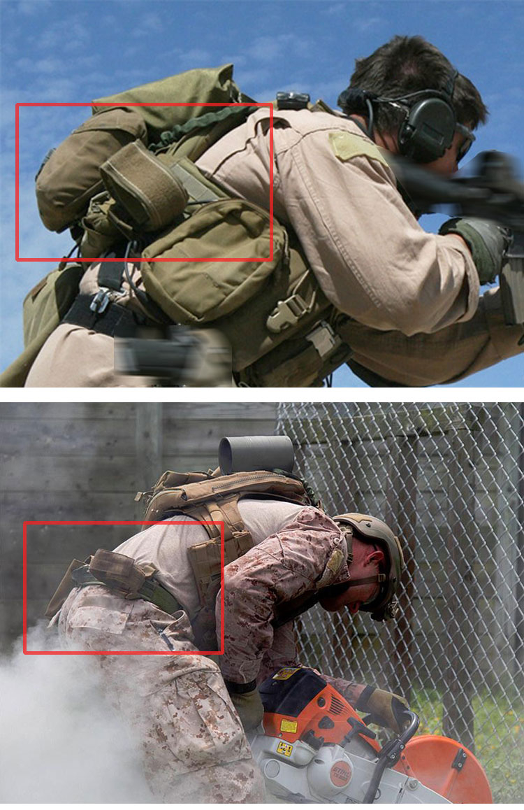 Fester Gurthalter Taktischer Verband Molle-Haltegurt Inklusive Geflochtene & Klettverschluss-Version Werkzeugring Outdoor Kampf Jagd – Detail 2