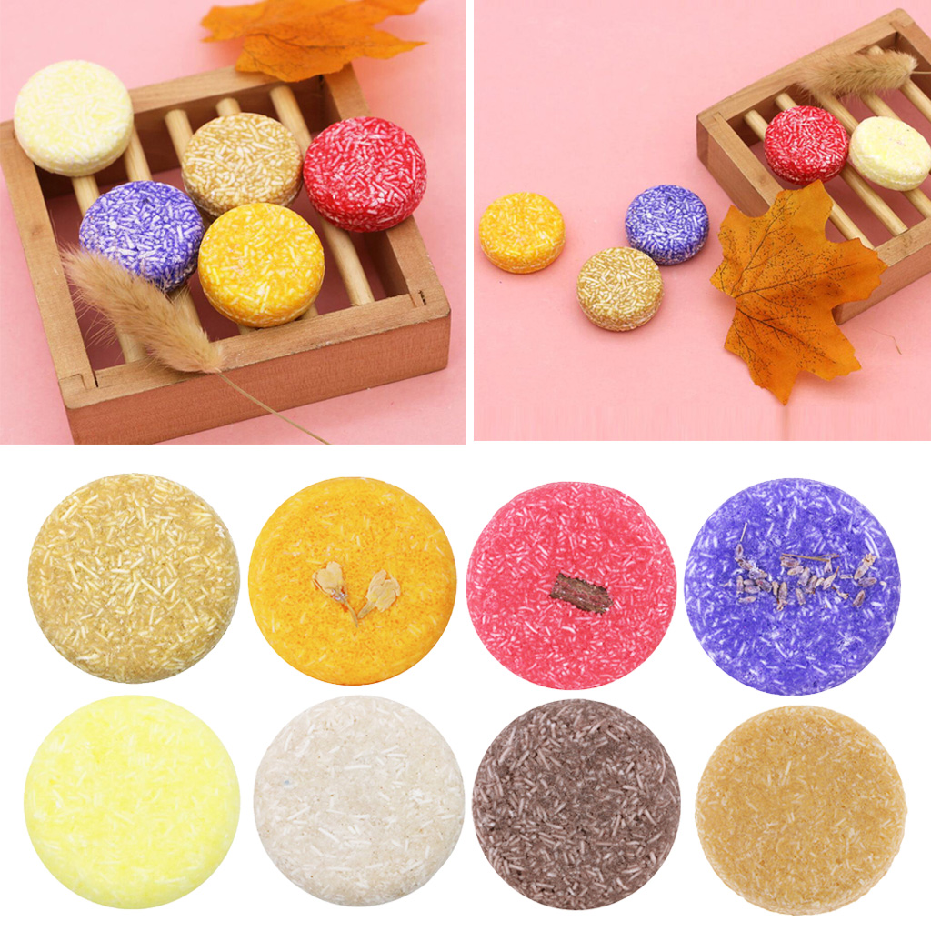 10g Natural Shampoo Bars for Hair Pure Natural Plants Ingredients No Harsh Detergents Chemicals Soap Hair Darkening Shampoo Bar