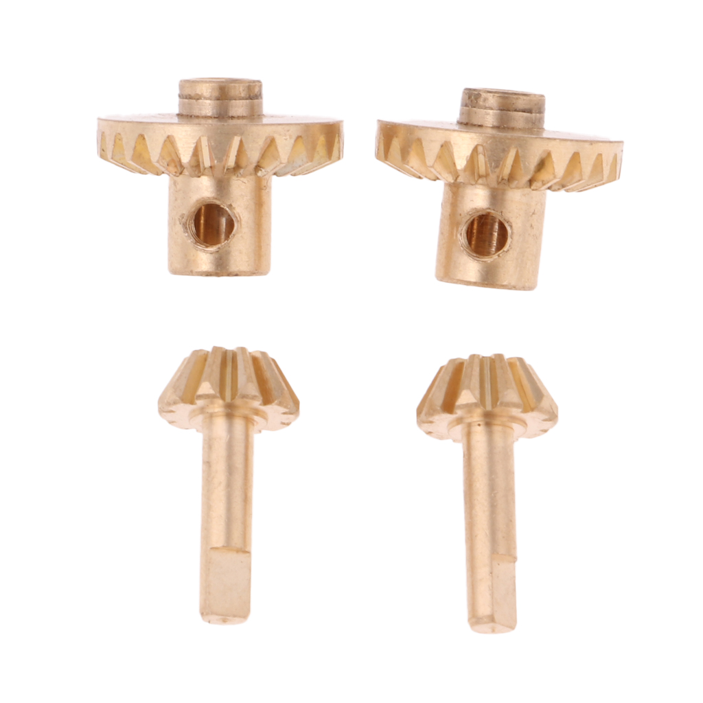 4pcs Brass Gears Pinion for WPL 1/12 RC Car Pick-up Truck GAZ Spare Parts
