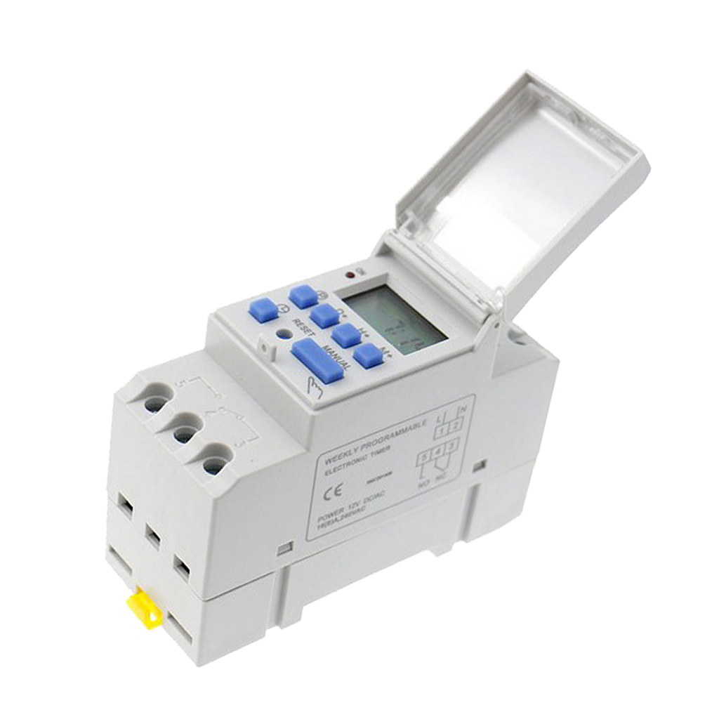 220V AC Digital Time Switch Electronic Timer LCD Power Relay Programmable