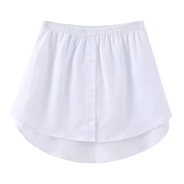 Shirt Extenders Layering Fake Top Lower Sweep Shirt Extender Asjustable  Mini Skirt for Women Girls - AliExpress