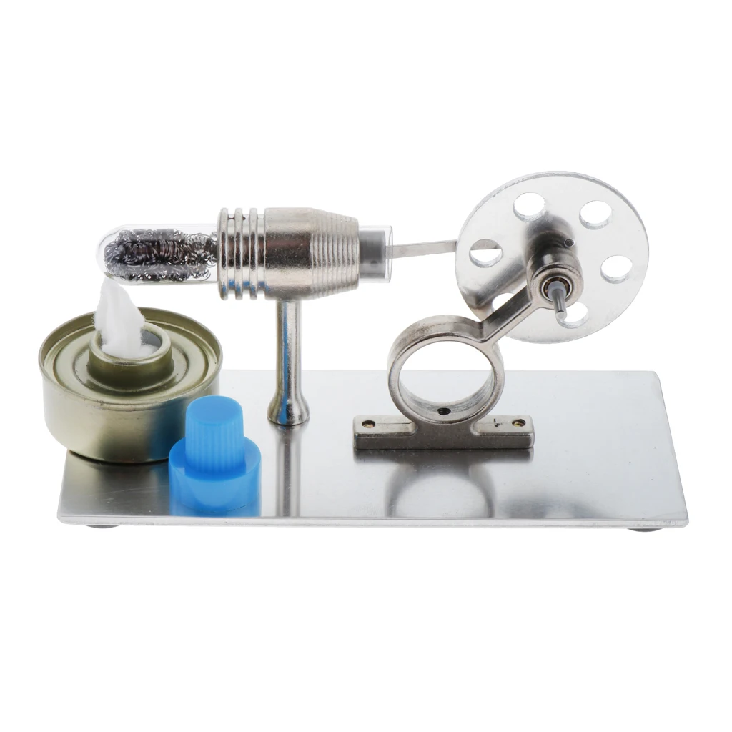 Stirling Engine Motor Metal Generator Physical DIY Kit School Supplies