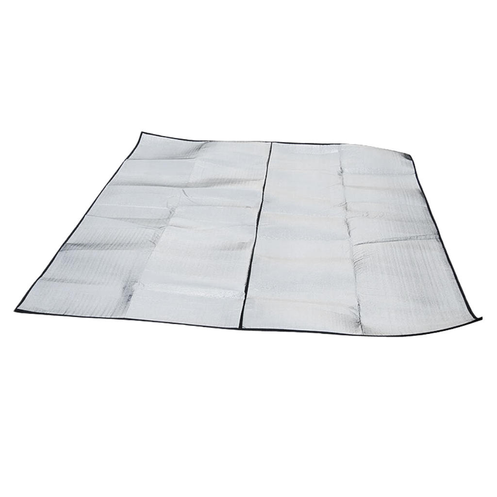 Camping Blanket Waterproof Emergency Thermal Mat Lightweight Reflective Tarp Aluminum Foil Picnic Pad for Sleeping Trip Hiking