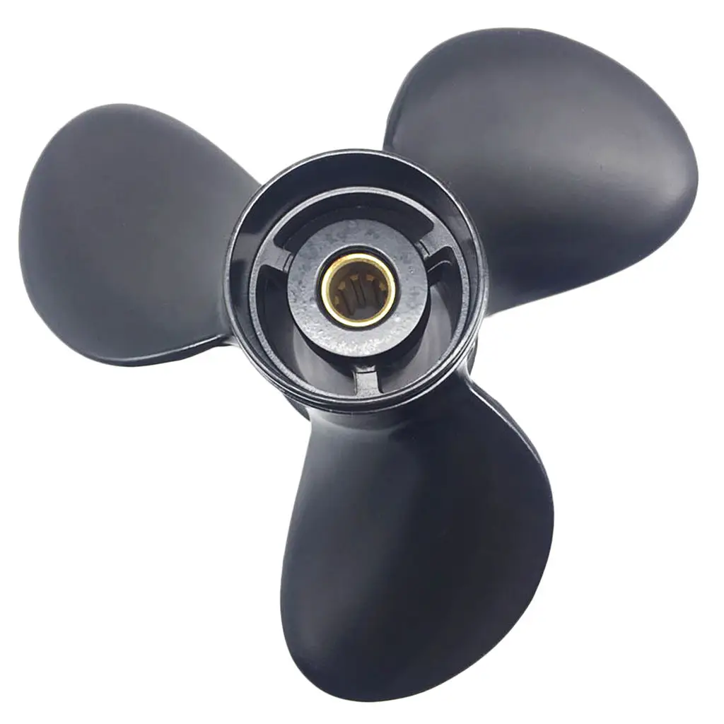 Aluminium Alloy Propeller Black for Suzuki Outboard Engine 8-15HP