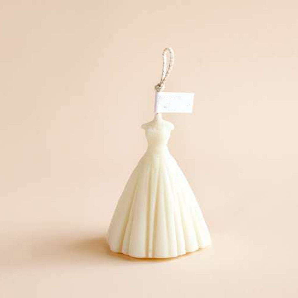 Scented Candle Wedding Favor Bride Dress Design Small Aromatherapy Candles Relaxing Bedroom Decor Ornament