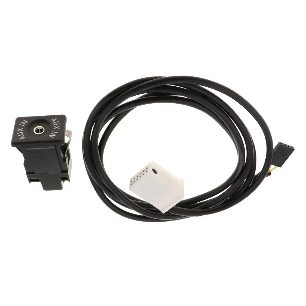 Bluetooth Module Radio Stereo AUX Cable Adaptor For Mercedes-Black