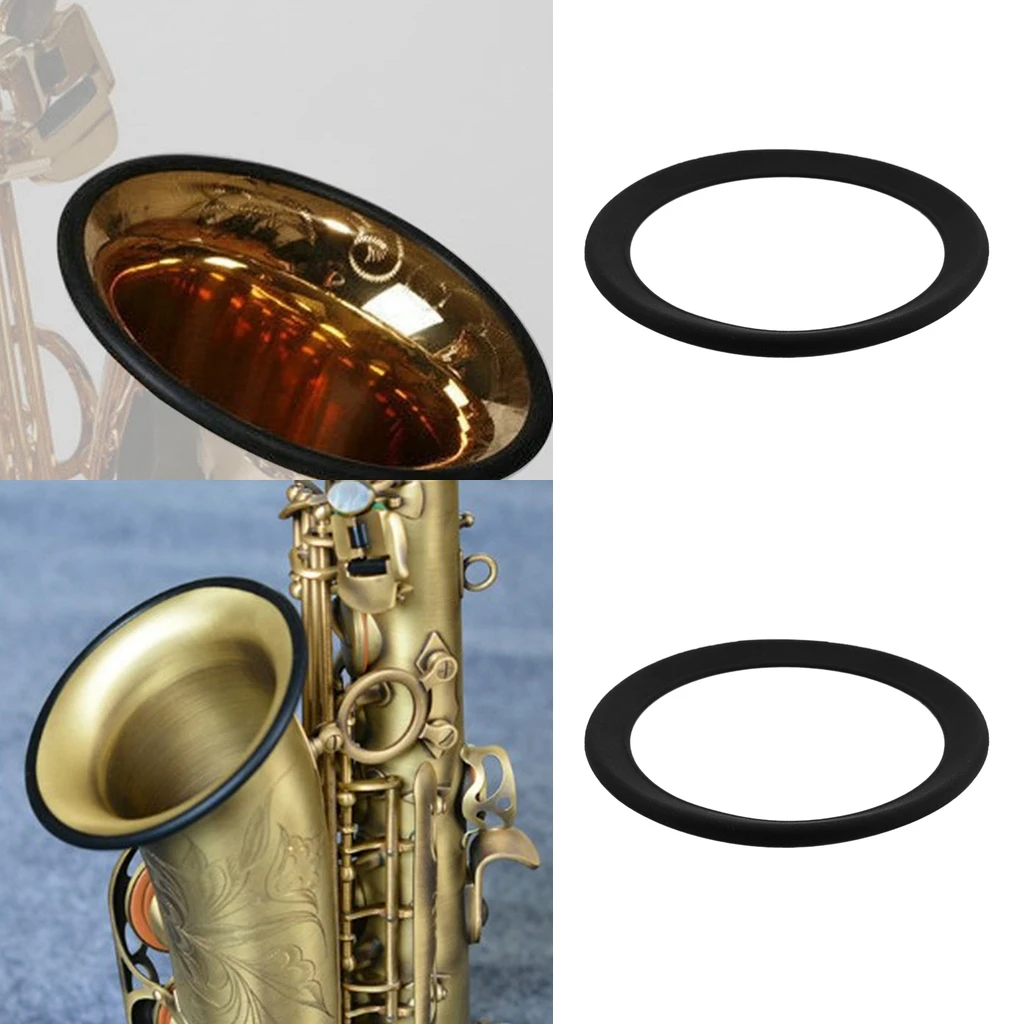 Alto Soprano Saxophone Silencer Bell Protecor Ring Mute Sax Kit Accessory