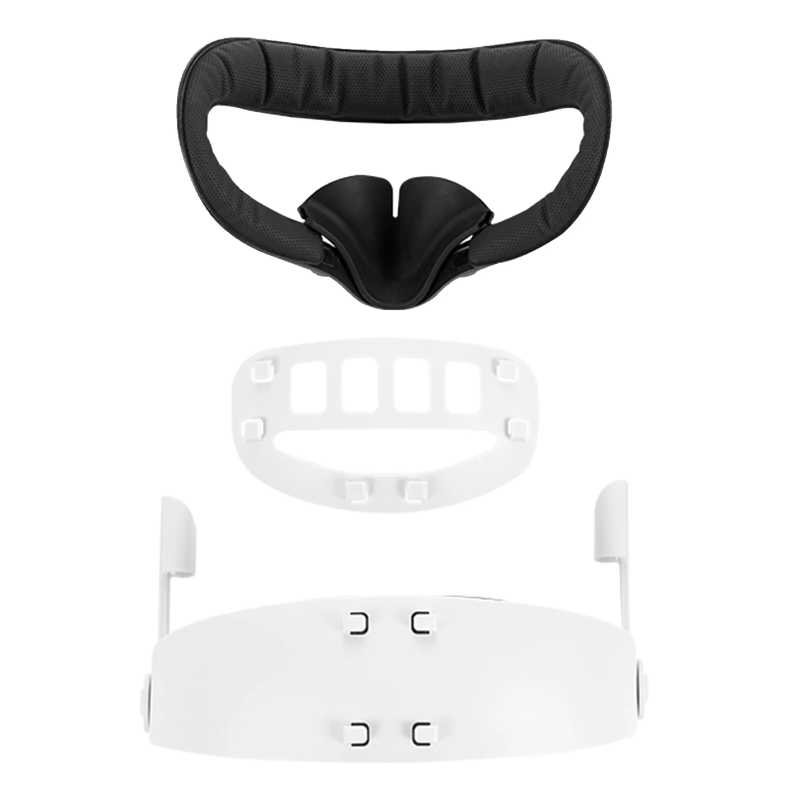 VR Face Pad Silicone Eye Cover Bracket Replaces for Quest 2, Nonslip