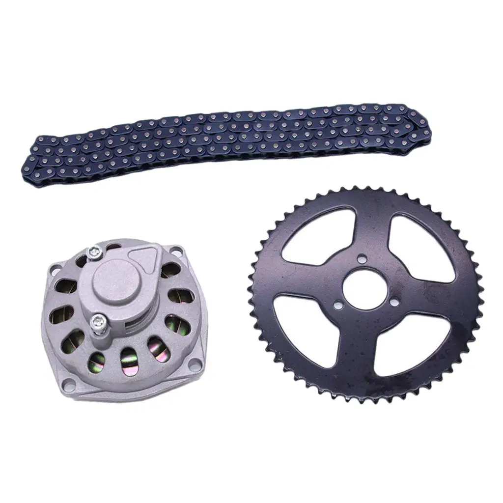 Motorcycle Sprocket Set, Spare Parts, 54T 26mm Sprocket And T8F Chain with 6