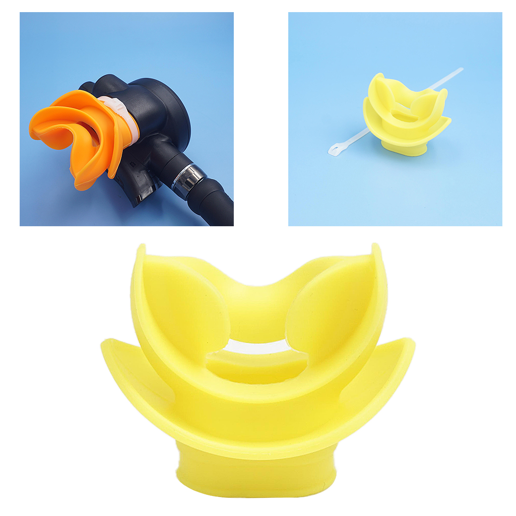 Diving Scuba Snorkel Regulator Silicone Diving Mouthpiece Food Grade Underwater Breathing Tube Accessories