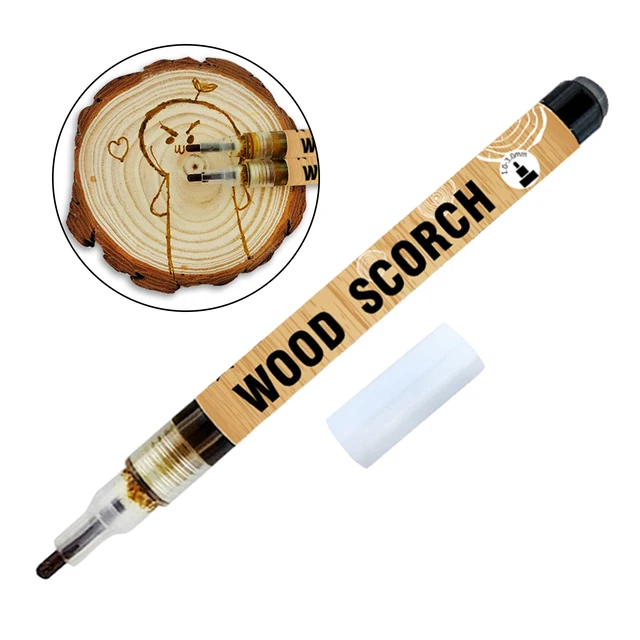 3 Pcs Wood Burning Pen Fine Tip Chemical Scorch Marker Pen Safely  Pyrography Wooden Scorch Pen DIY Wood Craft Painting Pen Gift - AliExpress