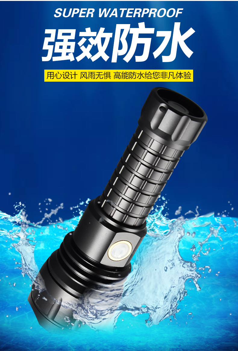 Portátil à Prova Equipamentos ao ar Dportable Água Lanterna Poderosa Comboio Tocha Recarregável Luz Jetbeam Livre Bi50fl 13 High Quality Luzes e Iluminação