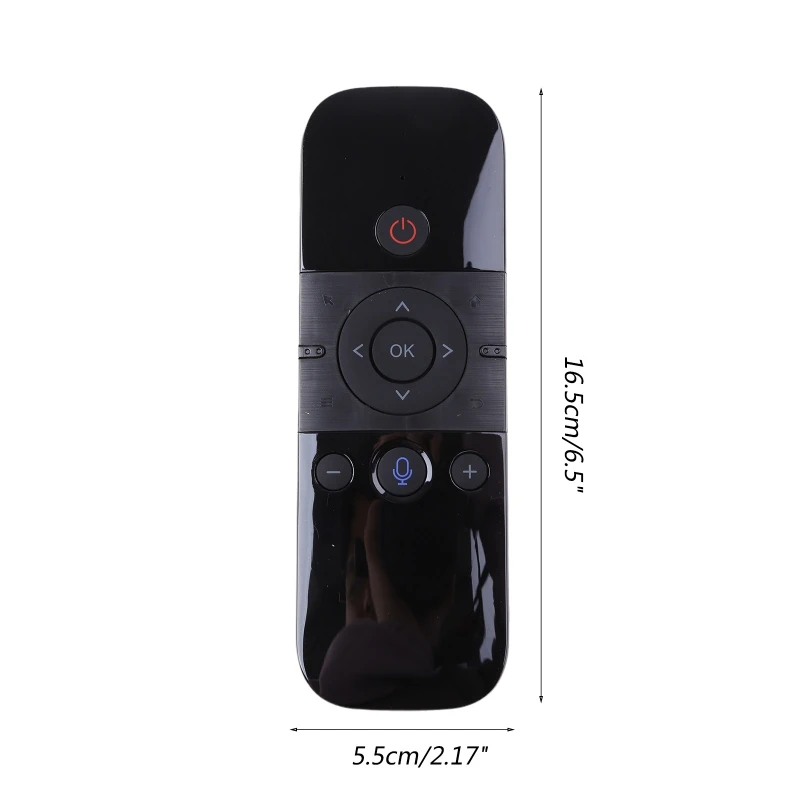 77JC M8 Backlit Air Mouse Smart Voice Remote Control 2.4G RF Wireless Keyboard Air Mouse IR learning Gyro Sensing types of computer mouse