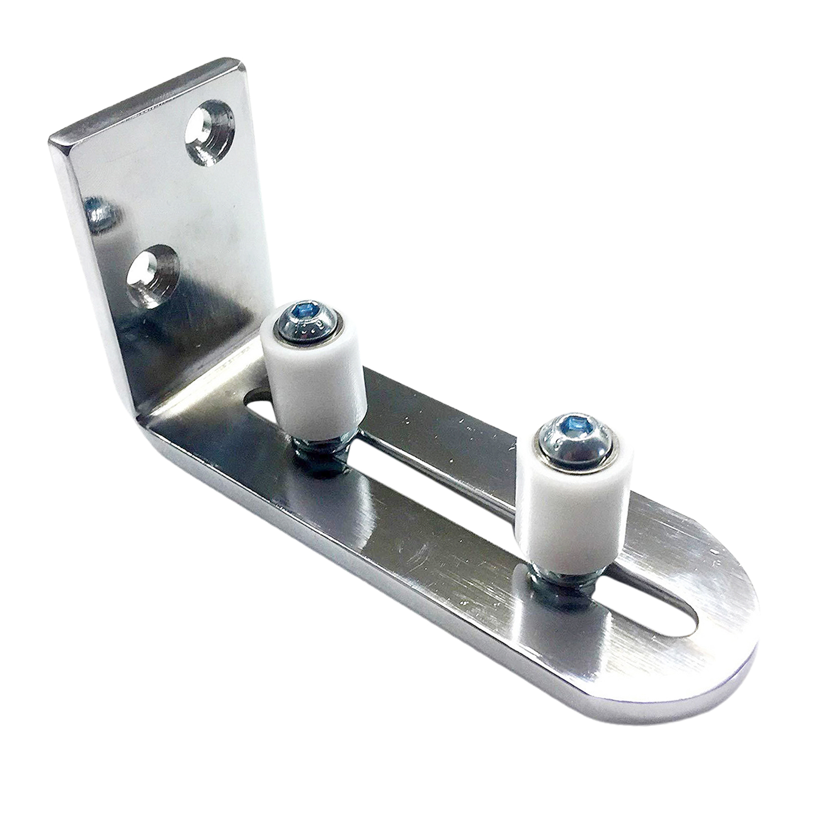 Barn Door Floor Guide,Wall Mounted Stay Roller Guides Adjustable Bottom Floor Guide for All Sliding Barn Door