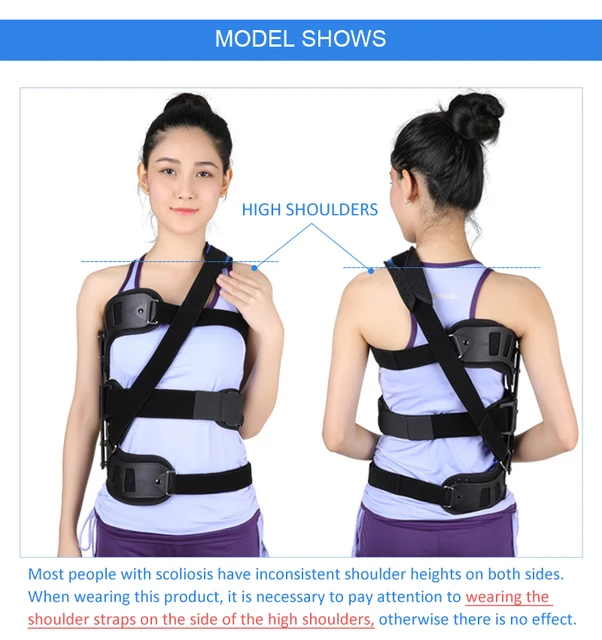 Modetro Sports Posture Corrector Spinal Support -Physical Therapy Posture  Brace for Men or Women - Back, Shoulder, and Neck Pain Relief - Spinal Cord