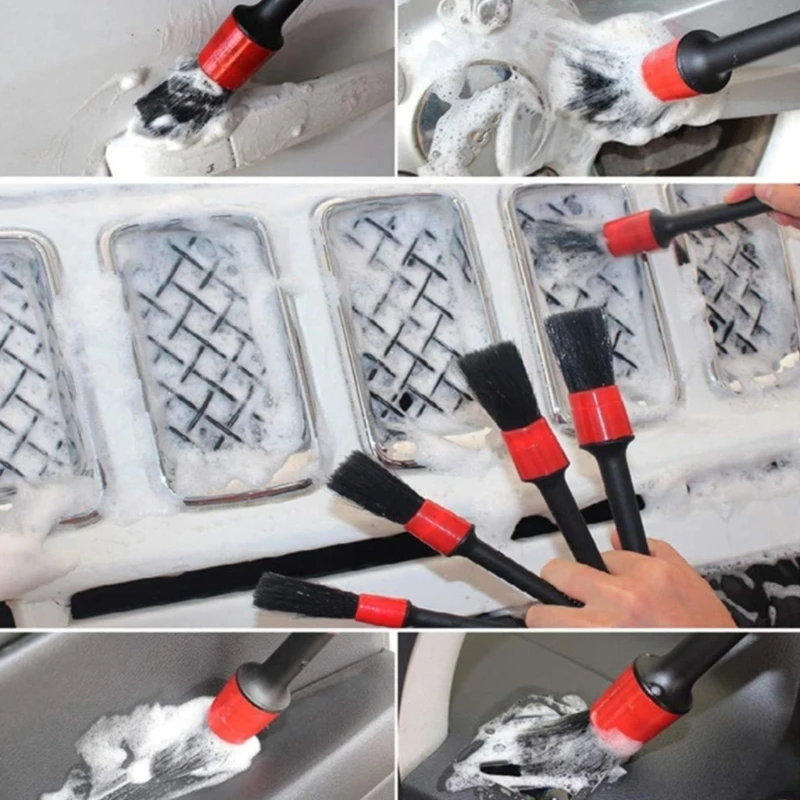 car washing tools Window Cleaning Brush Car Detailing Brush 12Pcs Interior Exterior Washing Towel clean machine car wash
