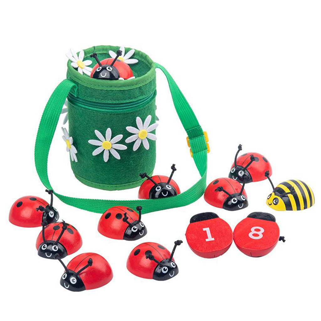 Counting Ladybugs Learn Numbers Early Learning Educational Motor Skill Learn Numbers Cognition Toys for 3 4 5 Years Old Gift