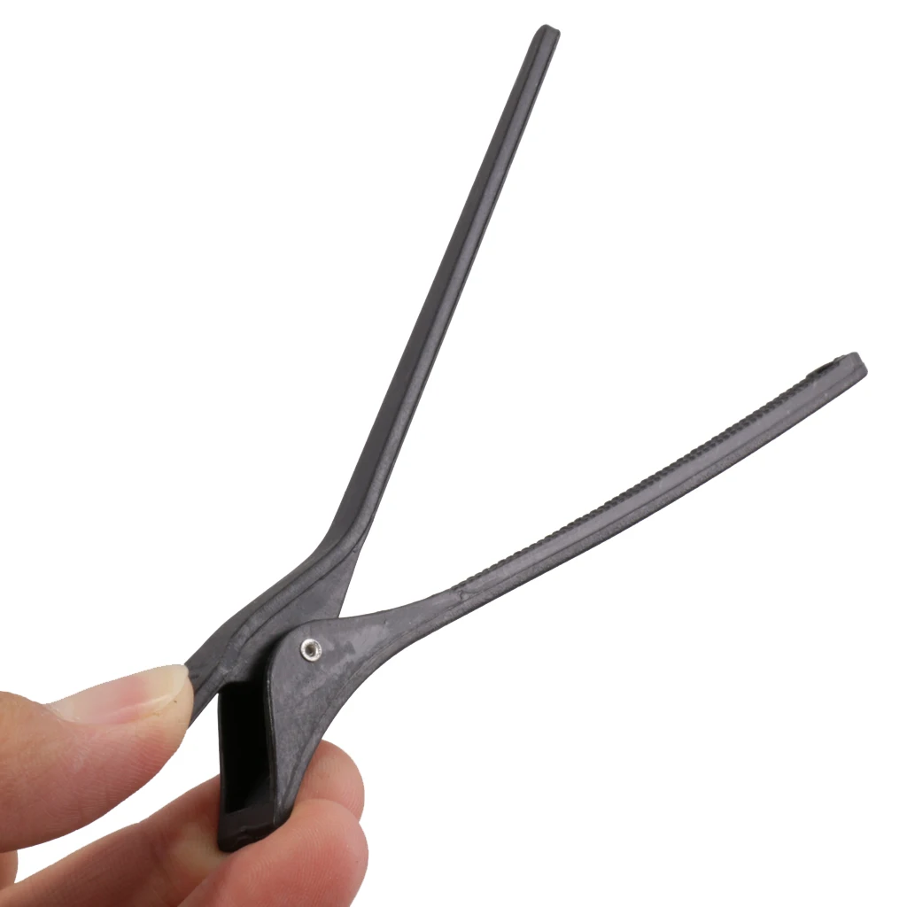 12 PCS Professional Hairdressing Salon Hairpins Plastic Black Single Prong DIY Alligator Hair Clip Barber Hair Clips 