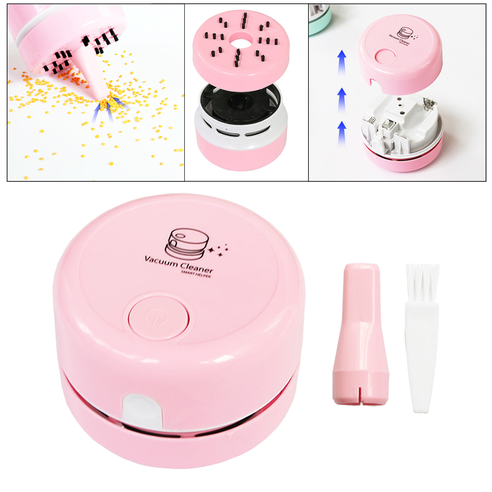 Mini Portable Diamonds Drills Picker Desktop Vacuum Cleaner For Diamond Painting Spilled Diamonds Pick DIY Crafts Cross Stitch