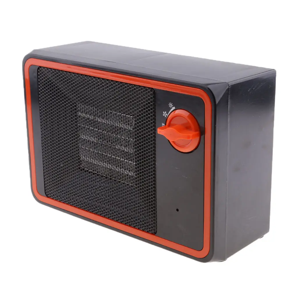 350W Truck Lorry Heater Cooler Defroster Fan Overheat Protection Universal