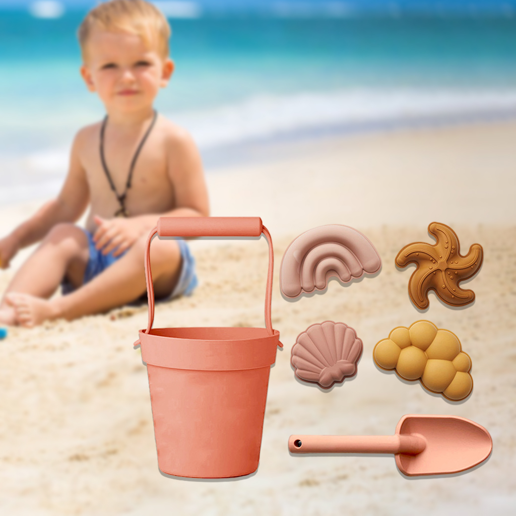 Set of 6 Beach Game Toy, Sandpit Digging Sand Tools, Toddler Summer Sand Toys, Indoor Outdoor