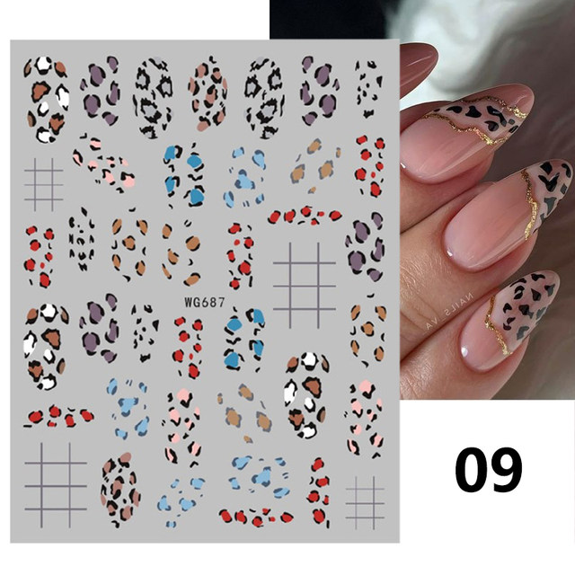 Jungle Mix Animal Print..press on Nails..leopard Zebra Design