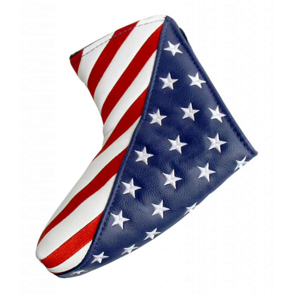 PU Leather Golf Blade Putter Headcover   Golfer Blub Covers Protector