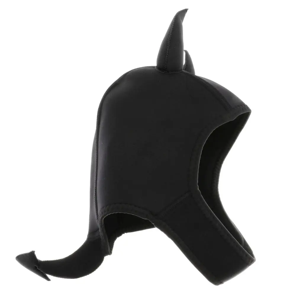 Neoprene Thermal Devil Headgear with Hood for Wetsuit for Scuba Diving