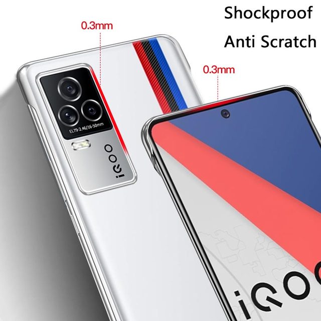 Vivo iqoo 7/iqoo7凡例用の超薄型フレームレス携帯電話ケース,背面保護ケース,シェル - AliExpress