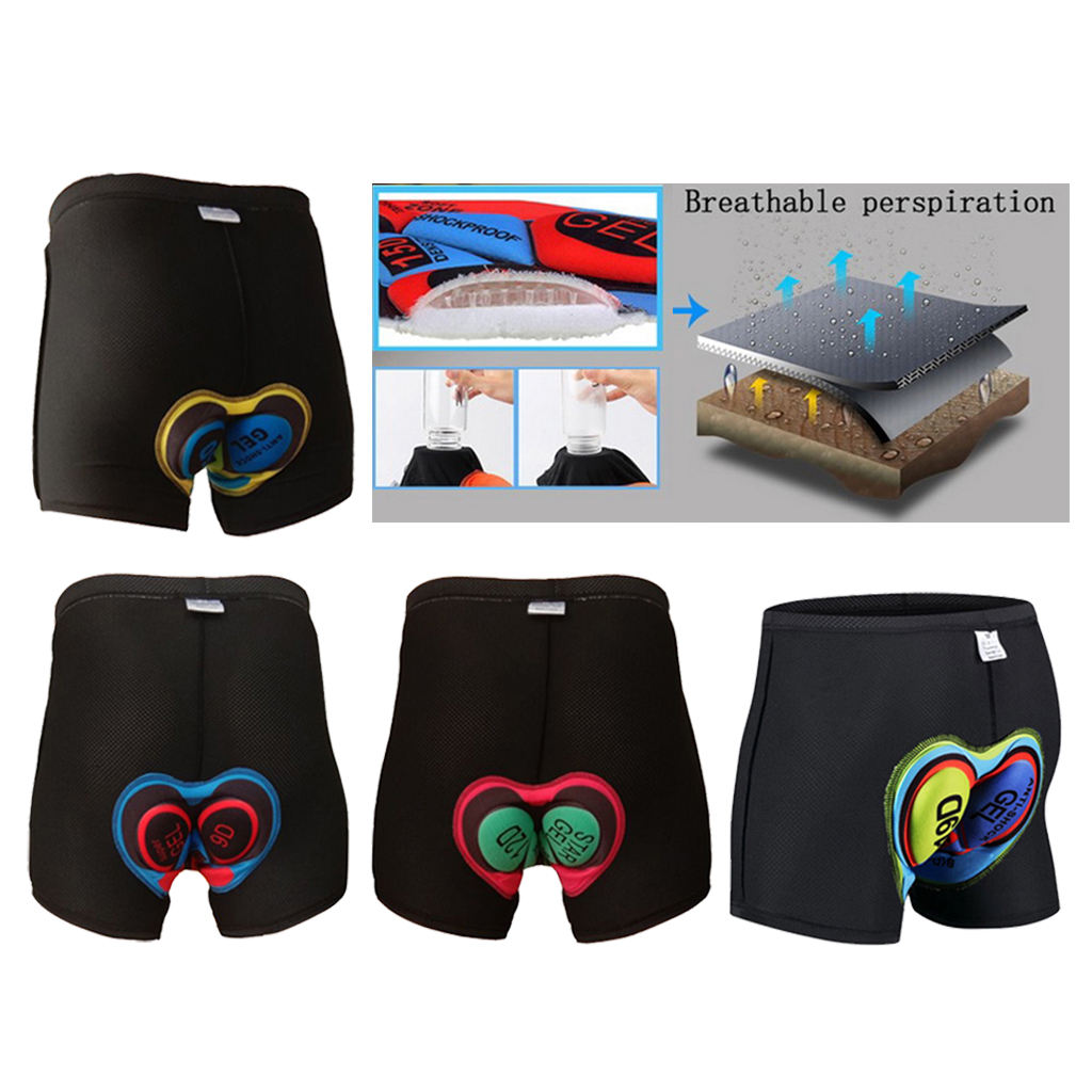 Padded Bike Underwear Women Men Bike Cycling Shorts Liner Underpants