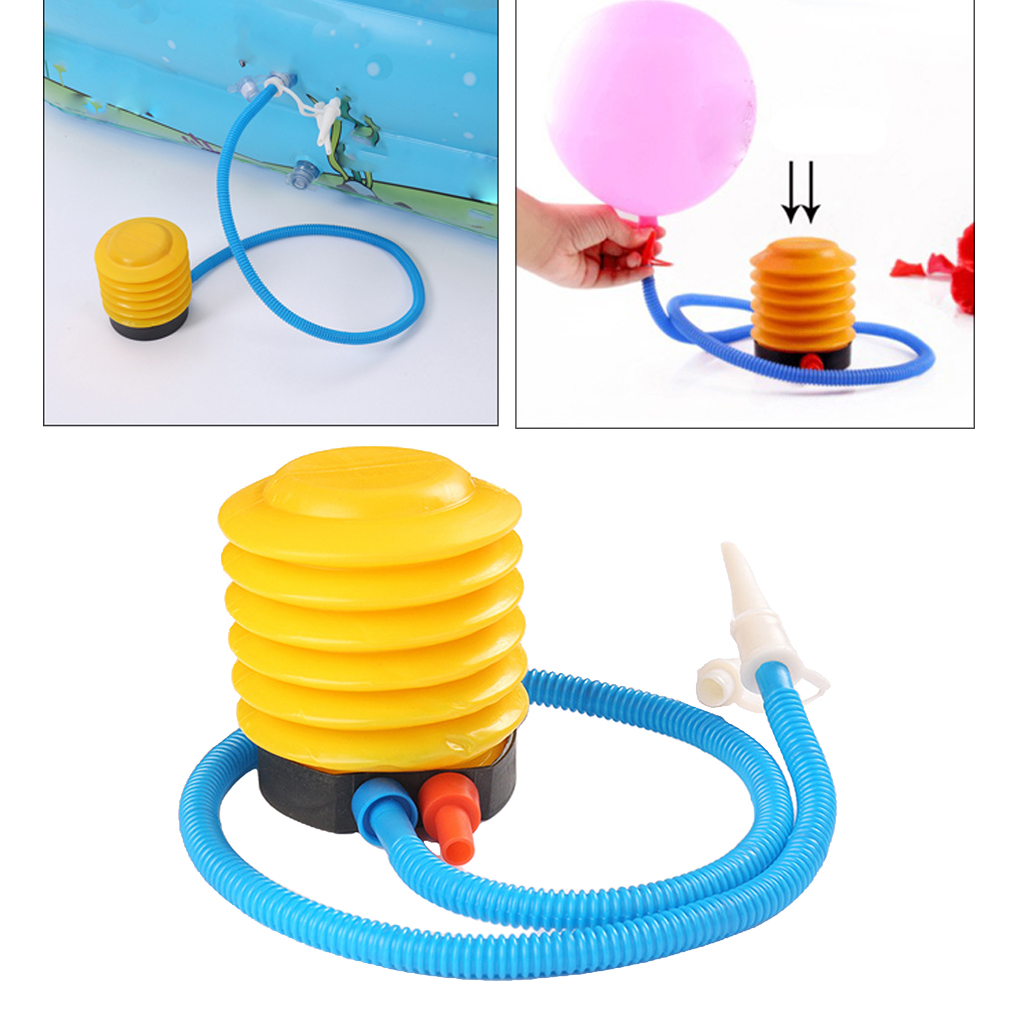 Mini Foot Air Pump Yoga Ball Inflatable Cushion Swimming Pool Tube Inflator 4'' Deflatable Inflatable Equipment Hand Pump