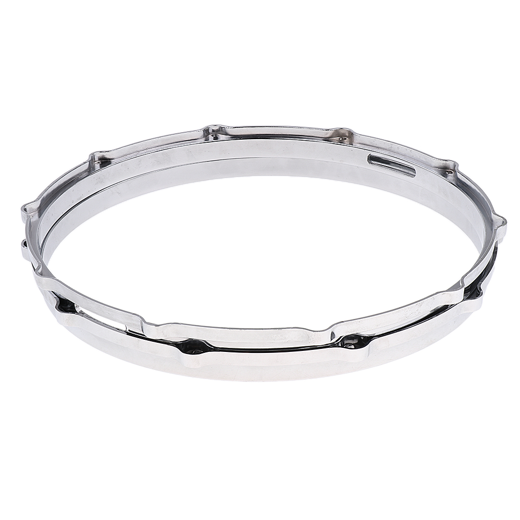 2pcs Snare Drum Plating Hoop Ring Rim 14-inch Percussion Instrument Parts Accessory Drum Hoop Ring Hardware