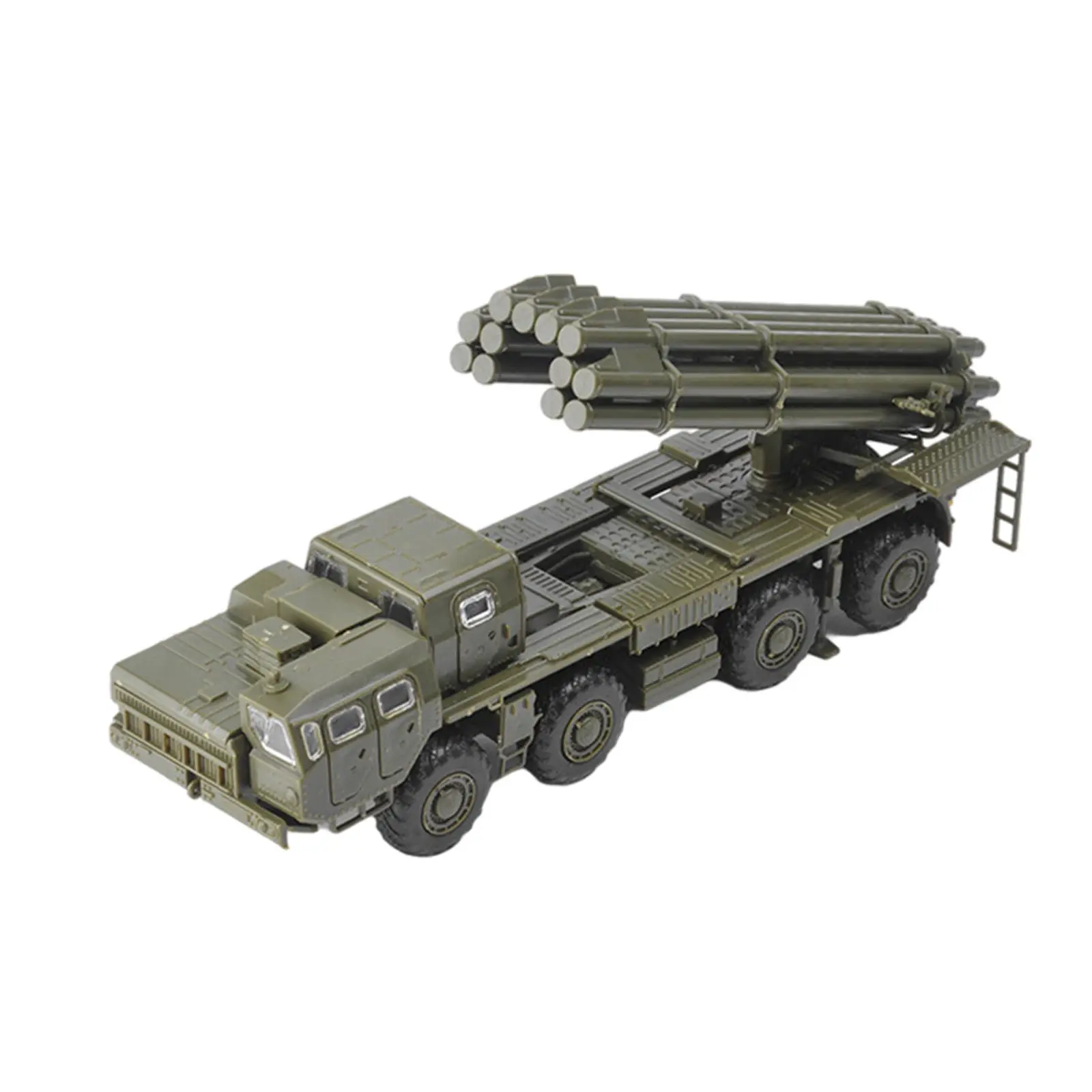 1:72 Russian Rocket Launcher Model Collection Display Vehicle Classic Puzzle Building Kit Assembled Truck Home Decor Ornament