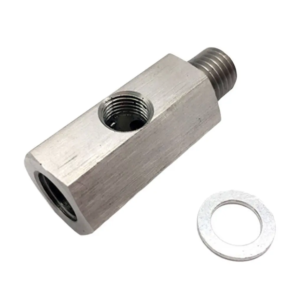 304 Stainless Steel M12X1.5 NPT Oil Pressure Sensor Tee to NPT Adapter