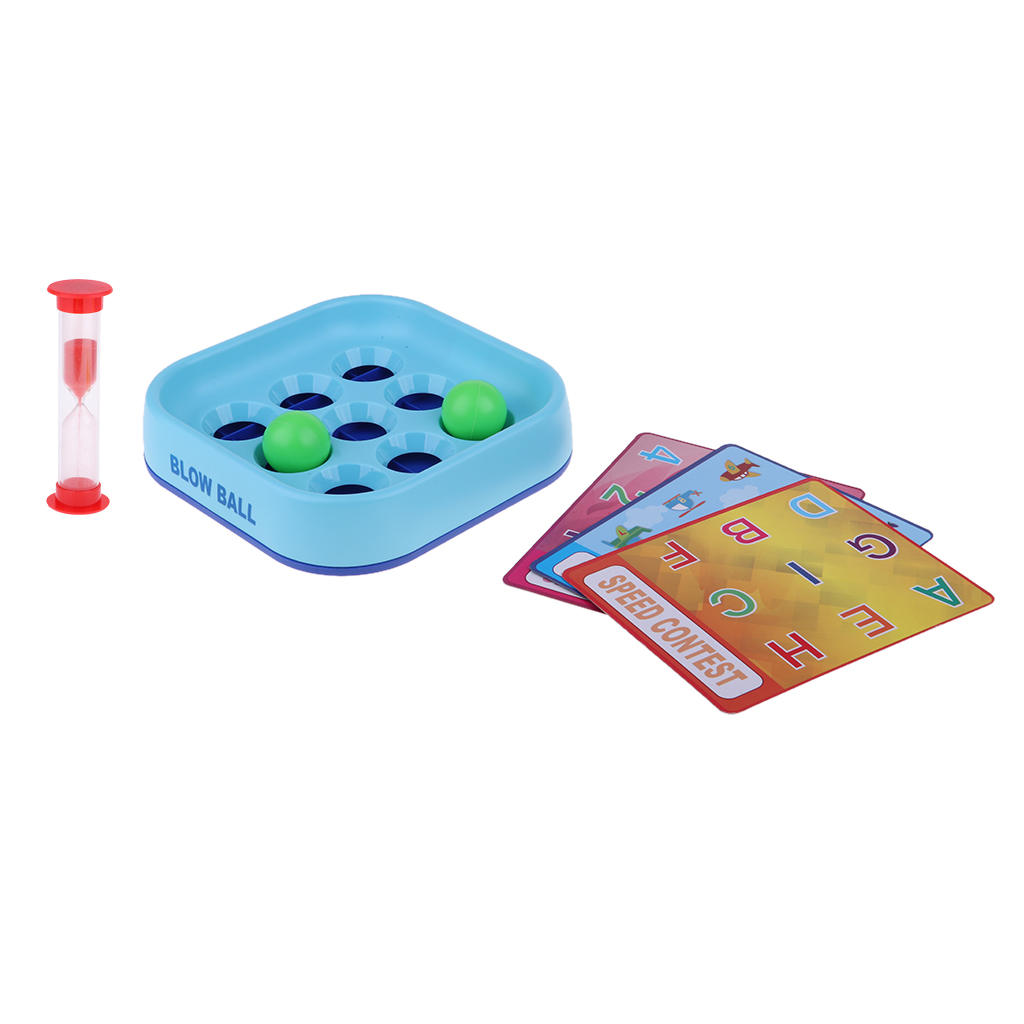 Parent-Child Interactive Blow Ball Toy Desktop Board Game Speed Contest