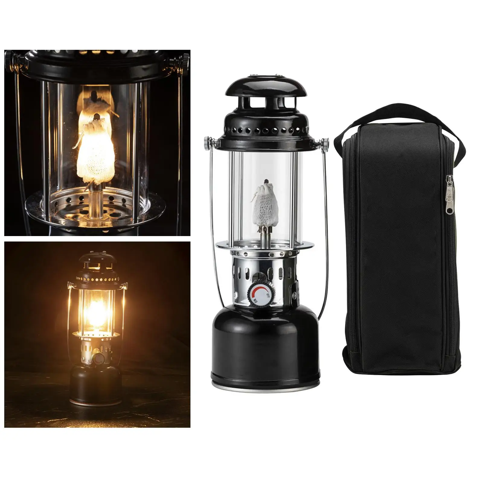 Outdoor Propane Gas Lantern Camping Hiking Light Kerosene Oil Lamp Lighting Table Decoration