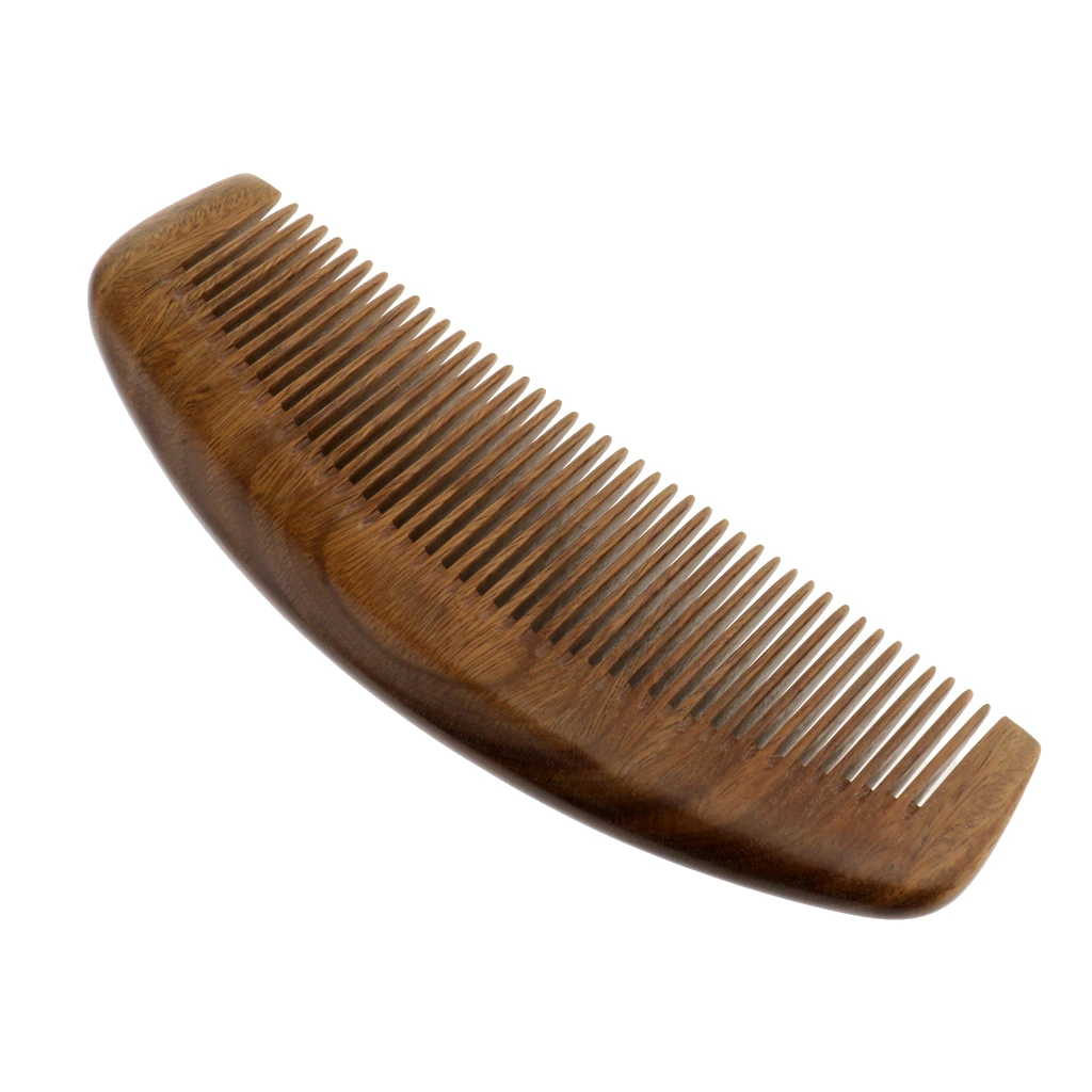 Handmade Fine Tooth Sandalwood No Static  Hair Beard Mustache Comb