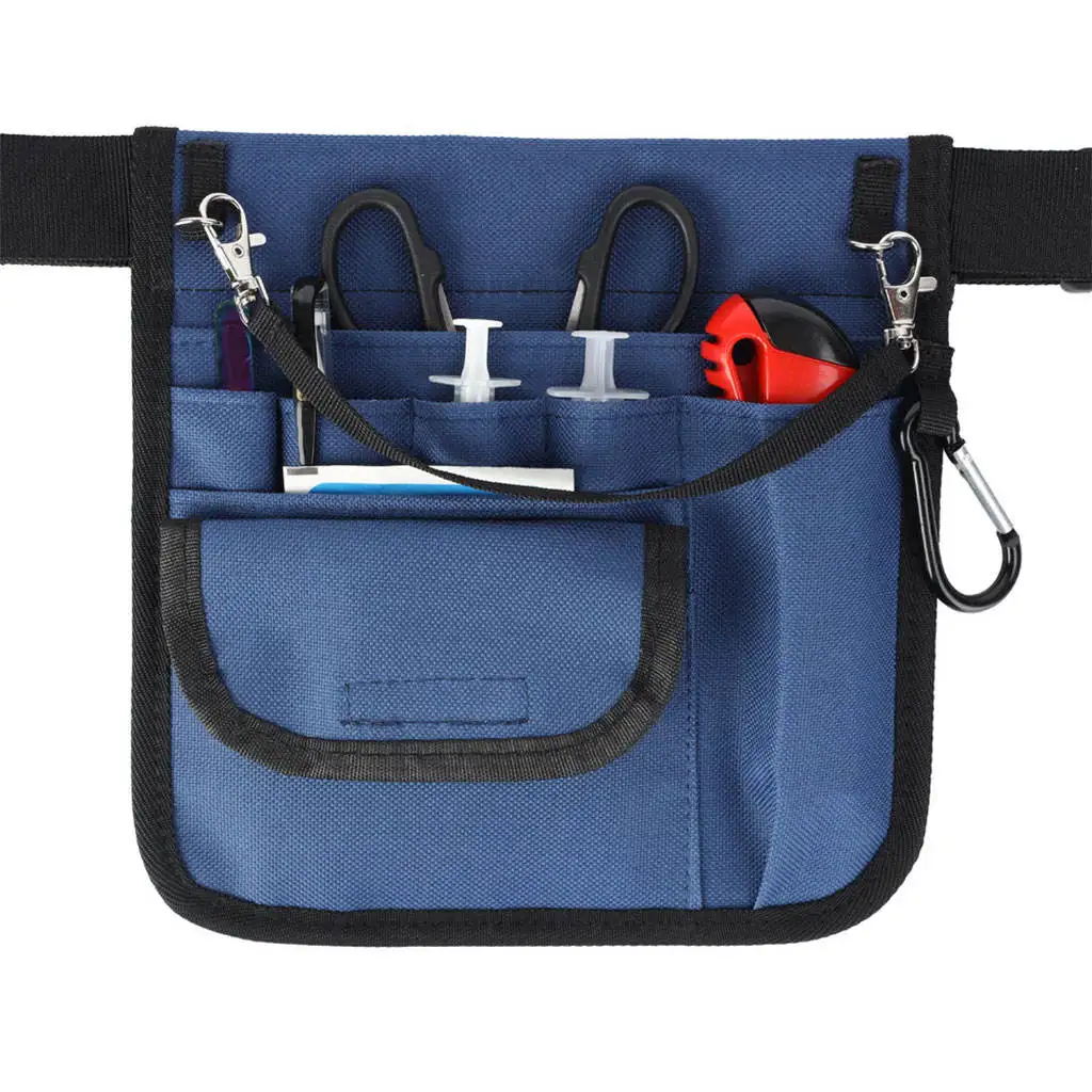 Nurse Pocket Organizer Belt Bag Nurse Organizer Waist Bag Pouch for Scissors Care Kit Accessories Tools Case Bag Multi Pockets