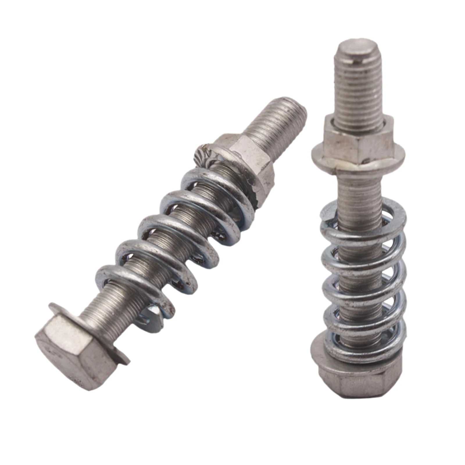 2x M10x1.5 Exhaust Bolt and Spring Set Replacement High quality Accessories